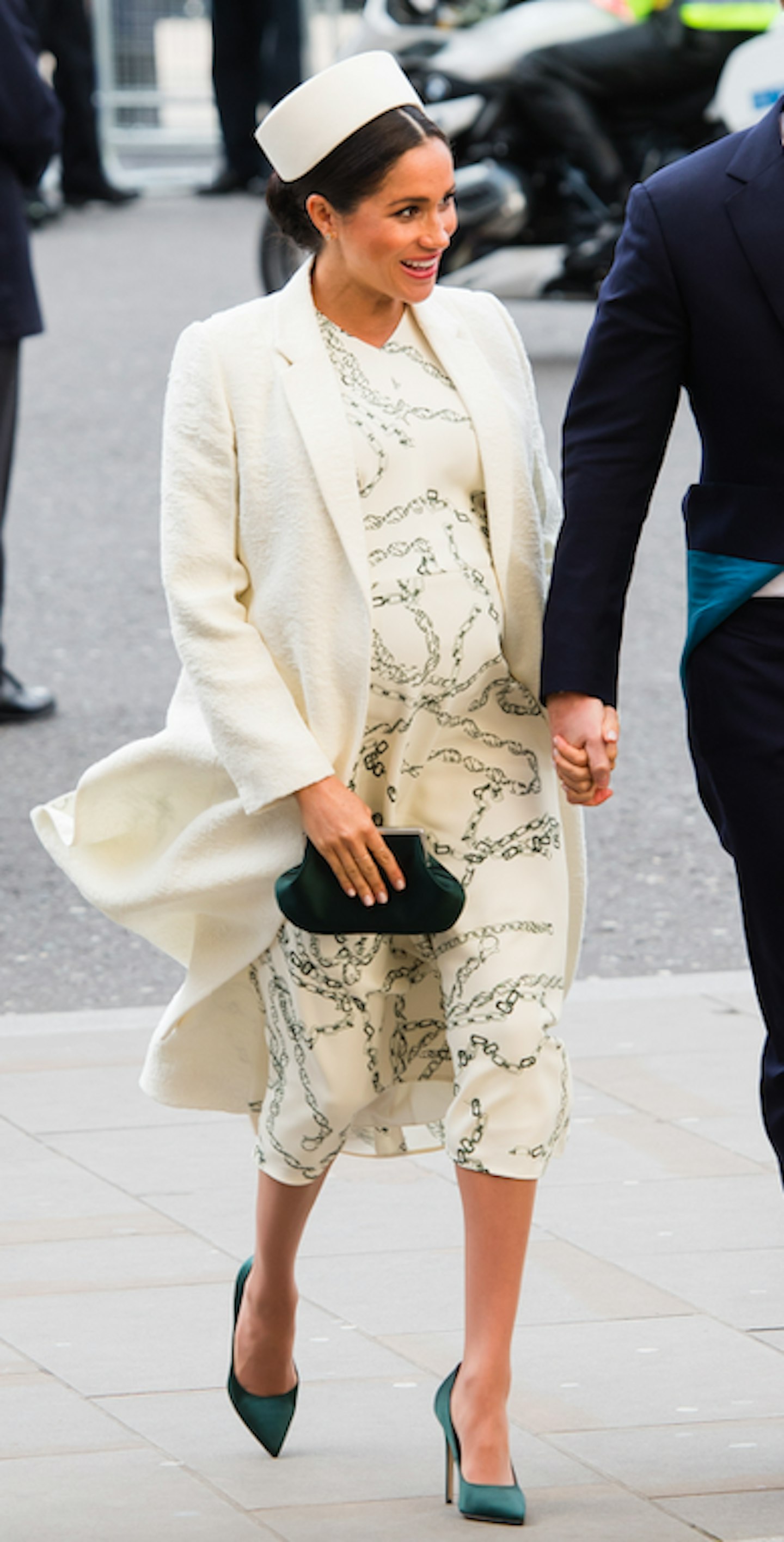 Victoria beckham chain print dress clearance